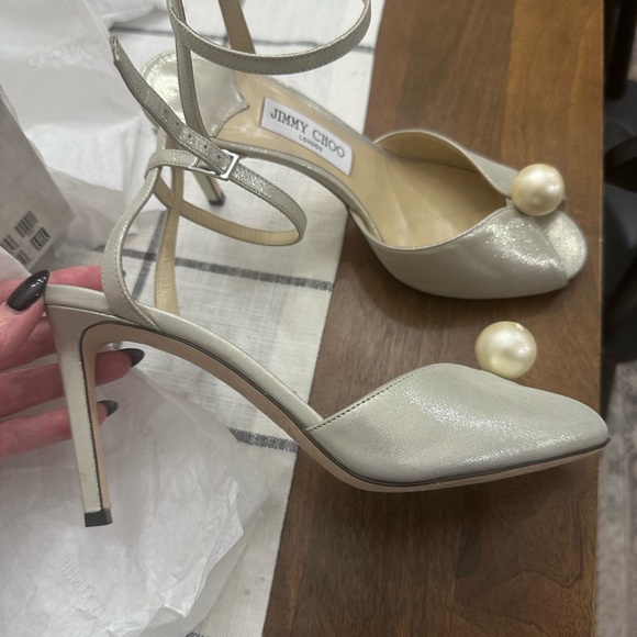 EUC Jimmy Choo - Sacora 85, size 39.5 - the PERFECT WEDDING SHOE!!! - Picture 11 of 16